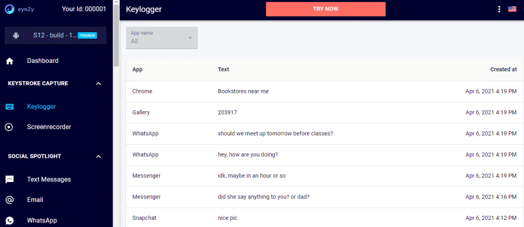 Key Logging